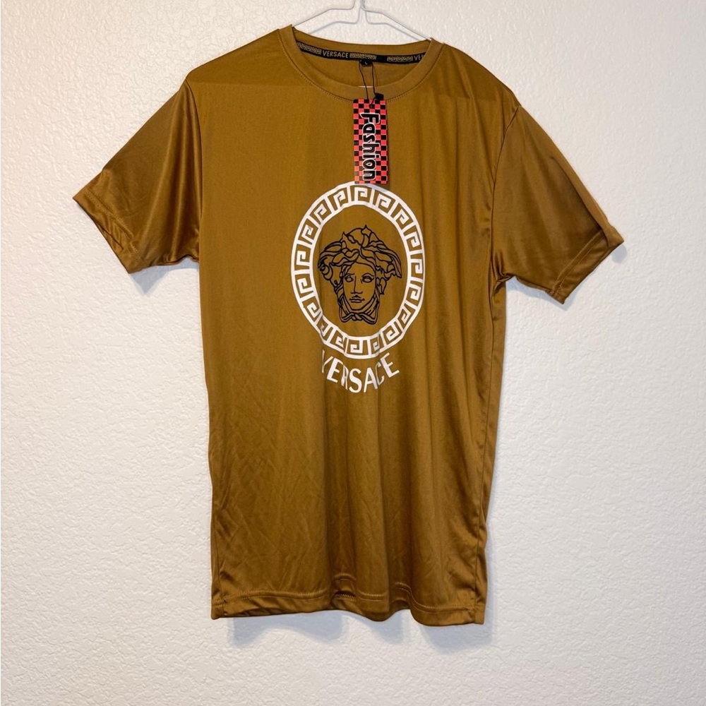 Versace Gold Medusa Men's Tee